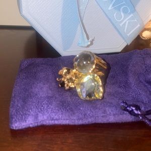 Tory Burch Carved Kira Statement ring